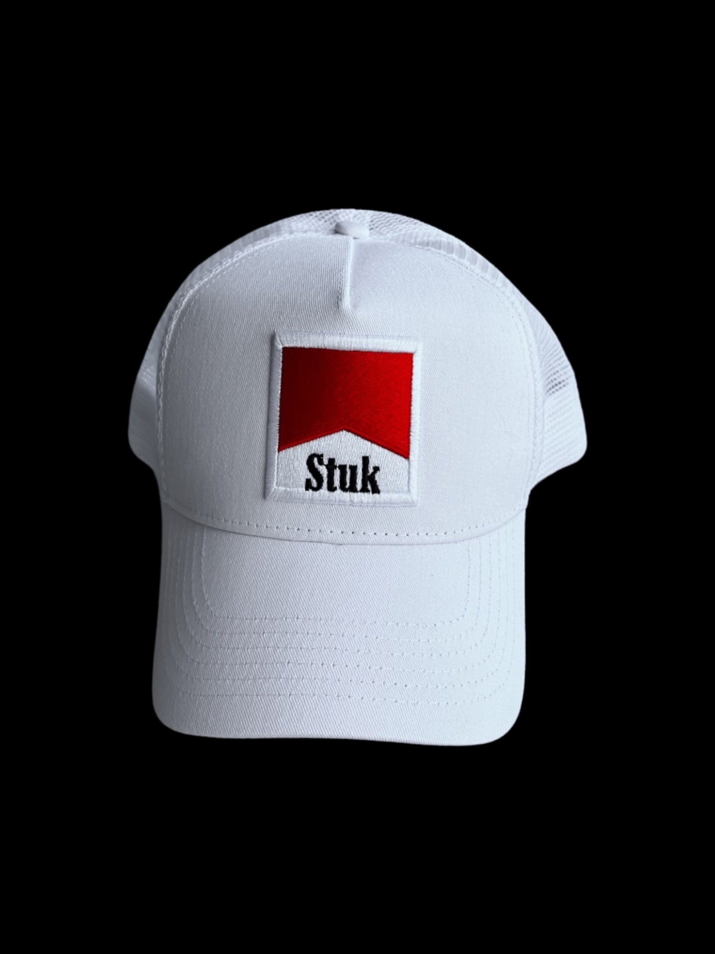 Stuk Trucker Caps // White