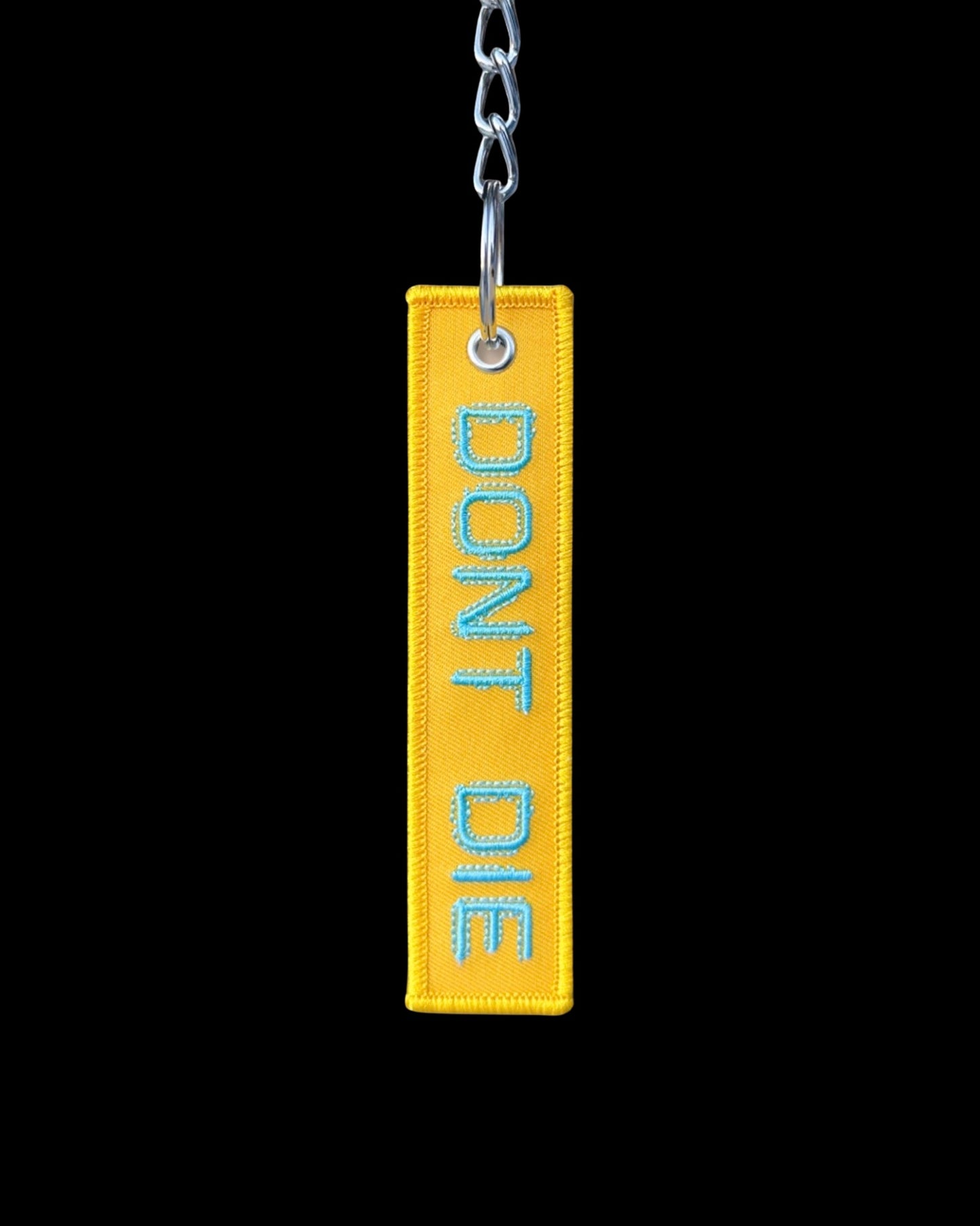 Keychain Yellow & Baby Blue