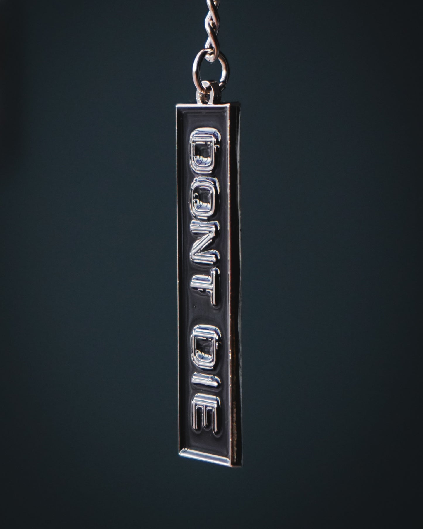 Metal Keychain Black