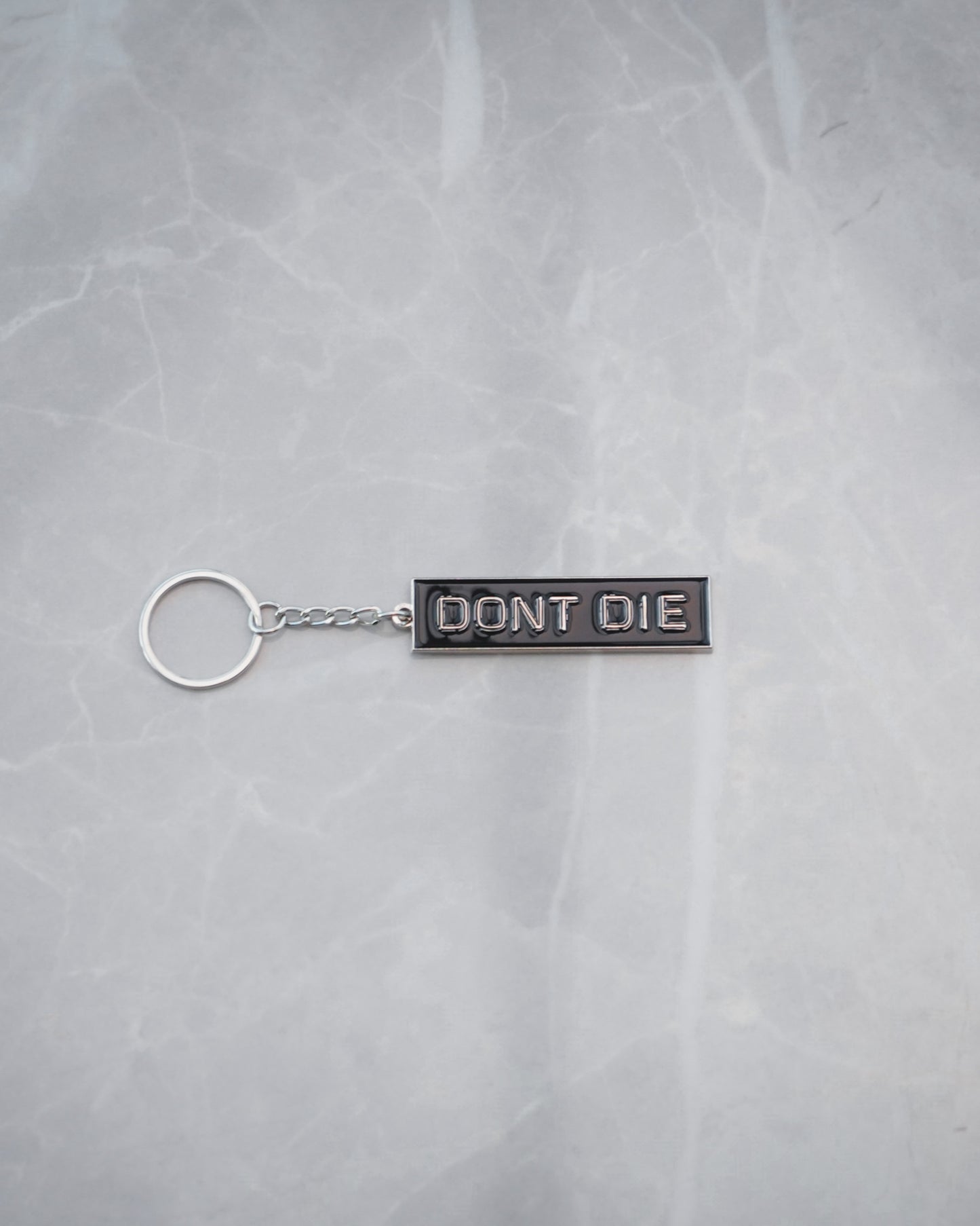 Metal Keychain Black