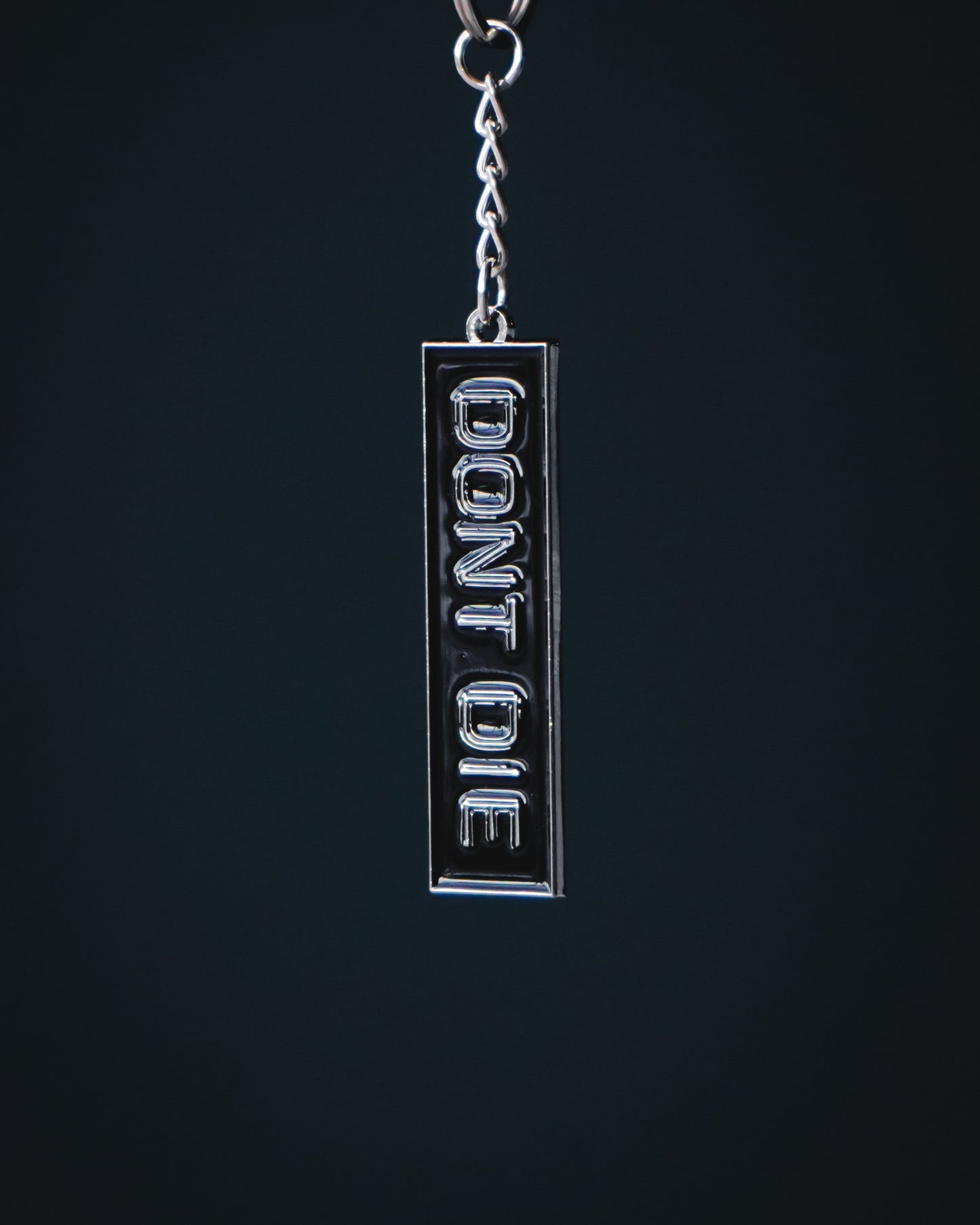 Metal Keychain Black