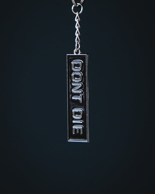 Metal Keychain Black